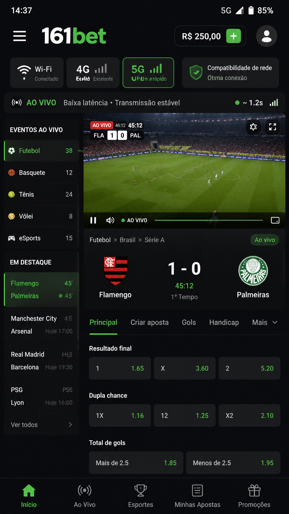 161bet screenshot