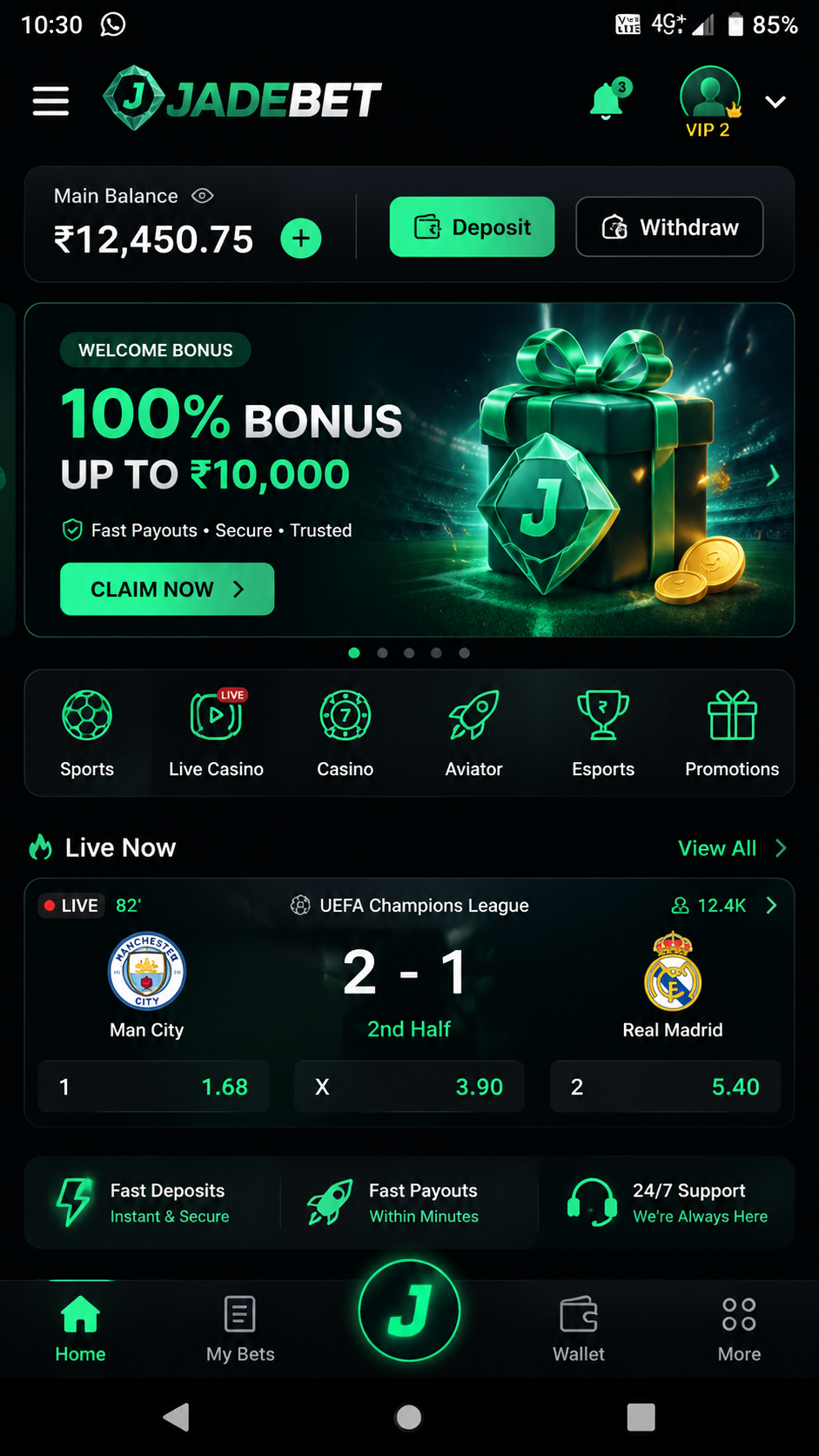 jadebet screenshot