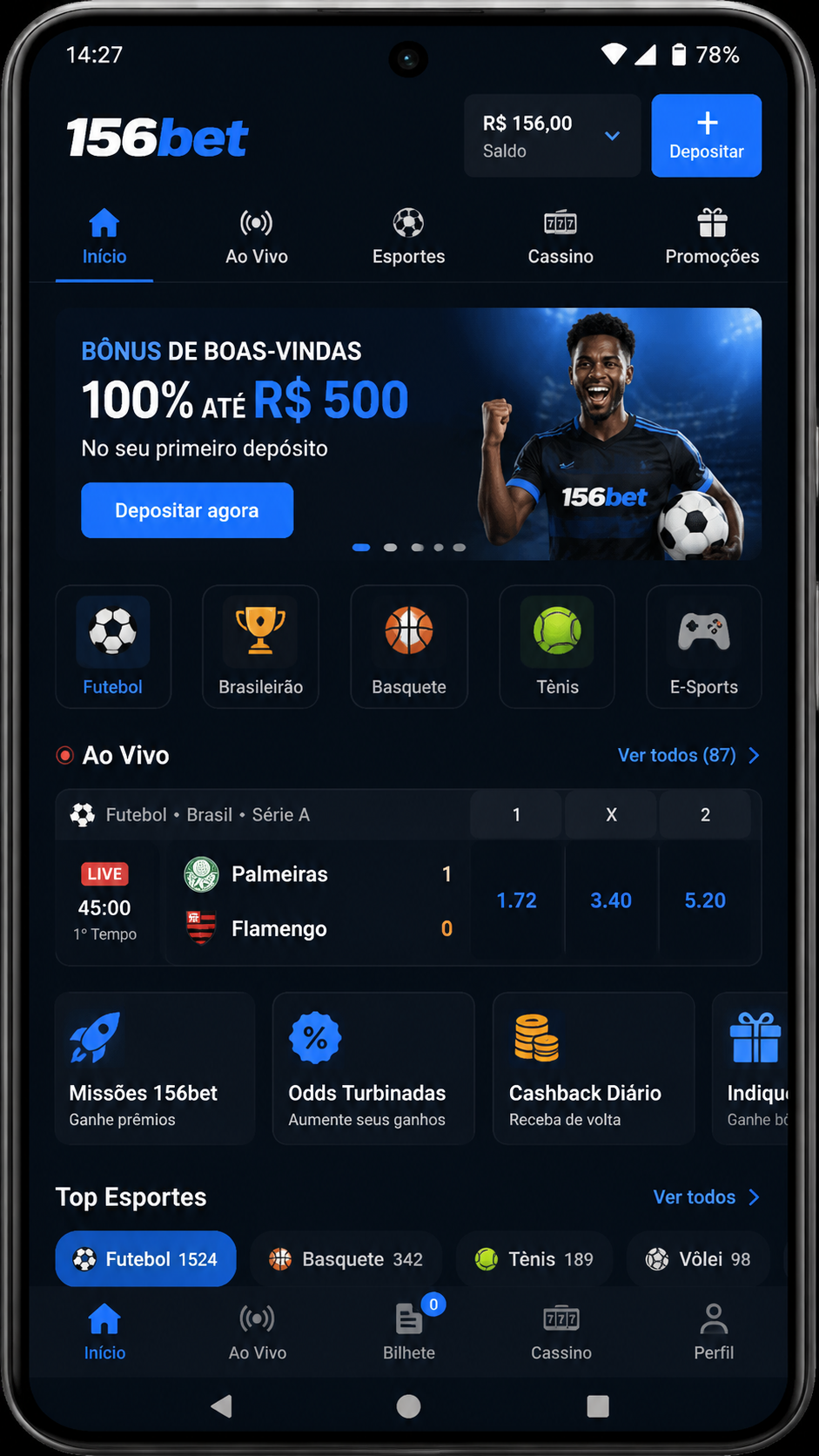 156bet screenshot